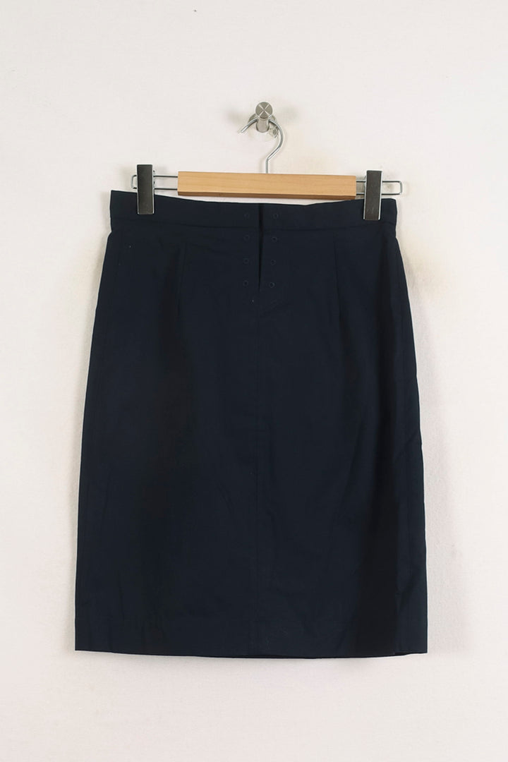 Jupe Midi Bleue - Taille M/38 de la marque Ines de la Fressange Paris | PARAD75516 - Vendu par Paradigme - Image 4