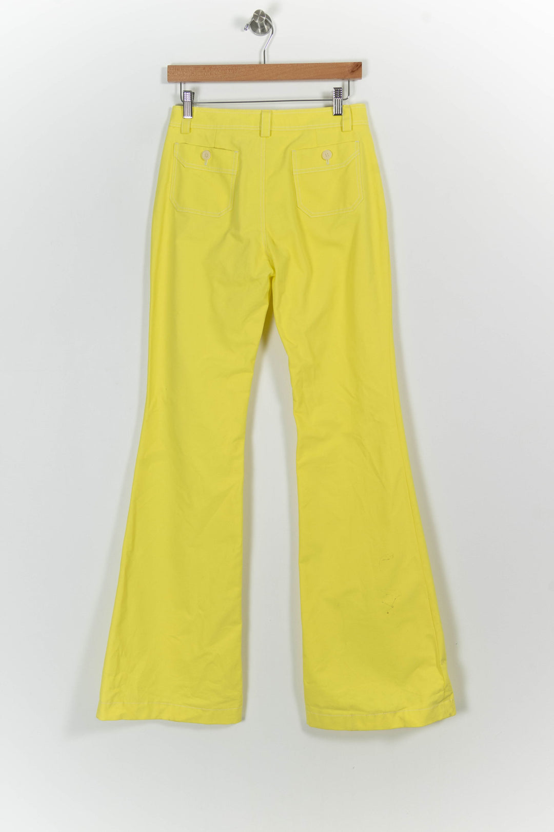 Pantalon Évasé Jaune - Taille S/36 de la marque Ines de la Fressange Paris | PARAD75518 - Vendu par Paradigme - Image 4