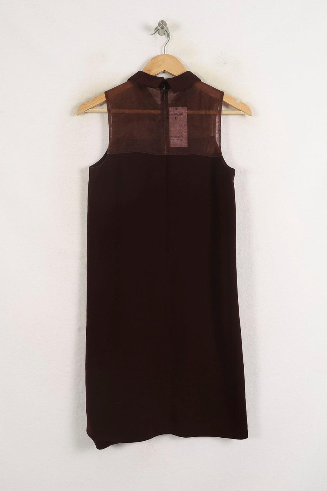Robe Sans Manches Bordeaux - Taille S/36 de la marque The Kooples | PARAD75519 - Vendu par Paradigme - Image 4