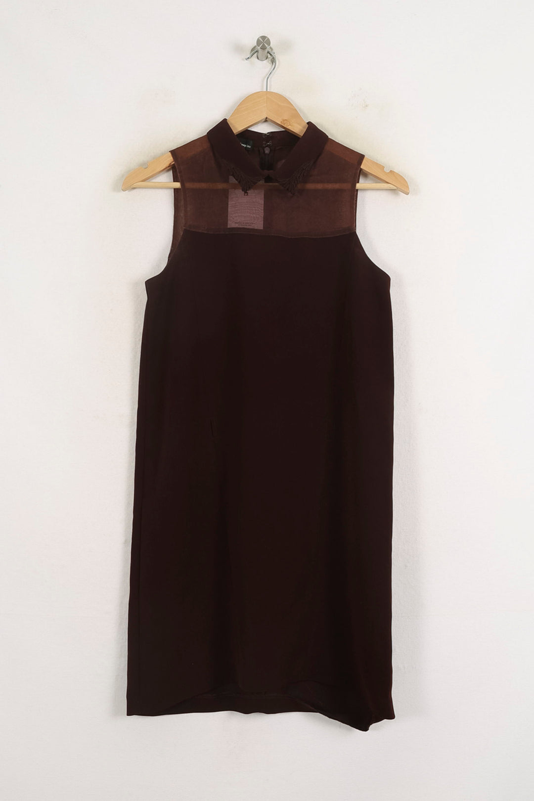 Robe Sans Manches Bordeaux - Taille S/36 de la marque The Kooples | PARAD75519 - Vendu par Paradigme - Image 2