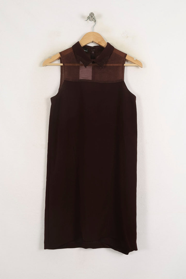 Robe Sans Manches Bordeaux - Taille S/36 de la marque The Kooples | PARAD75519 - Vendu par Paradigme - Image 2