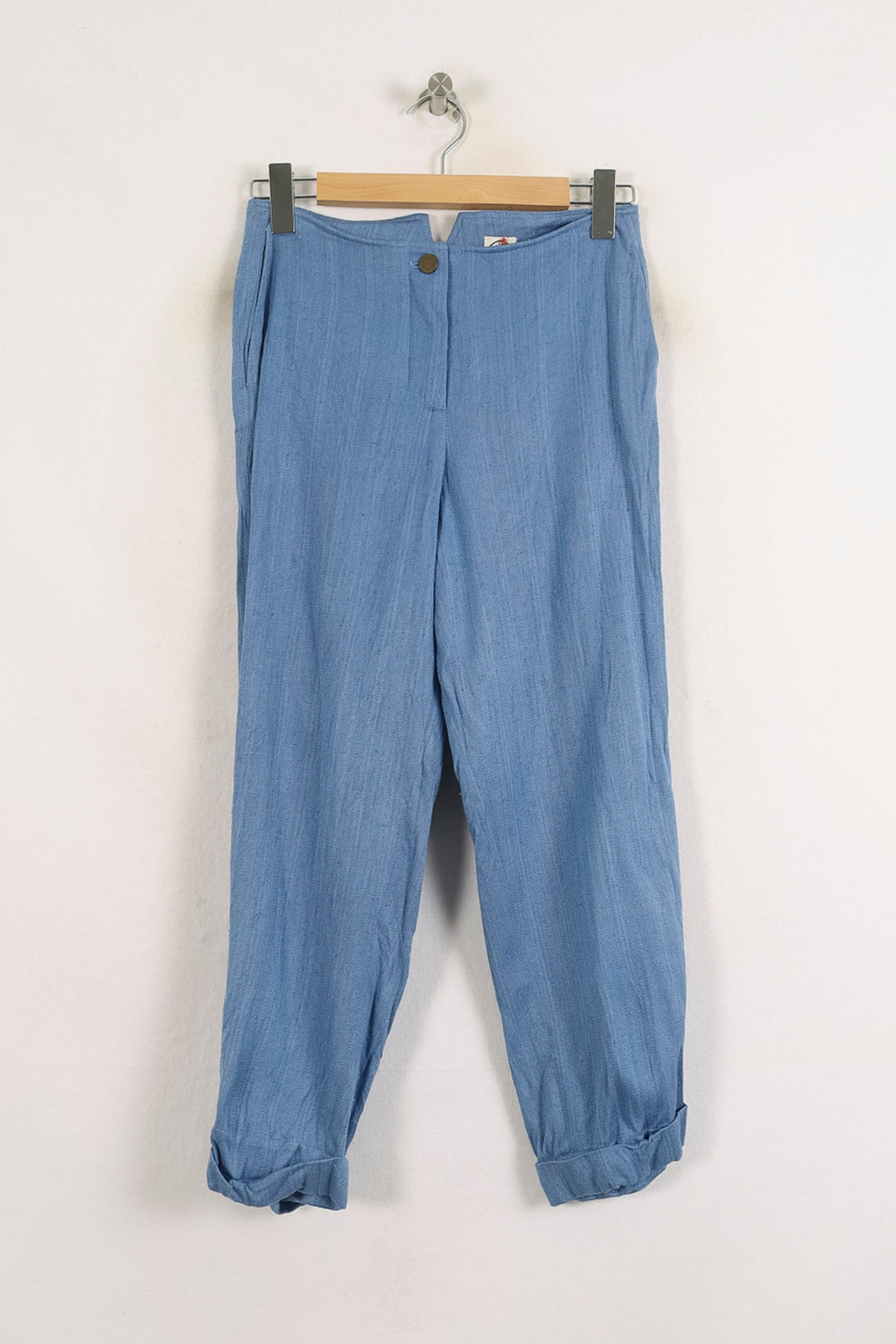 Pantalon Ville Bleu - Taille S/36 de la marque Ines de la Fressange Paris | PARAD75525 - Vendu par Paradigme - Image 2