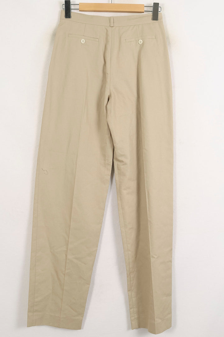 Pantalon Tailleur Beige - Taille S/36 de la marque Ines de la Fressange Paris | PARAD75532 - Vendu par Paradigme - Image 4