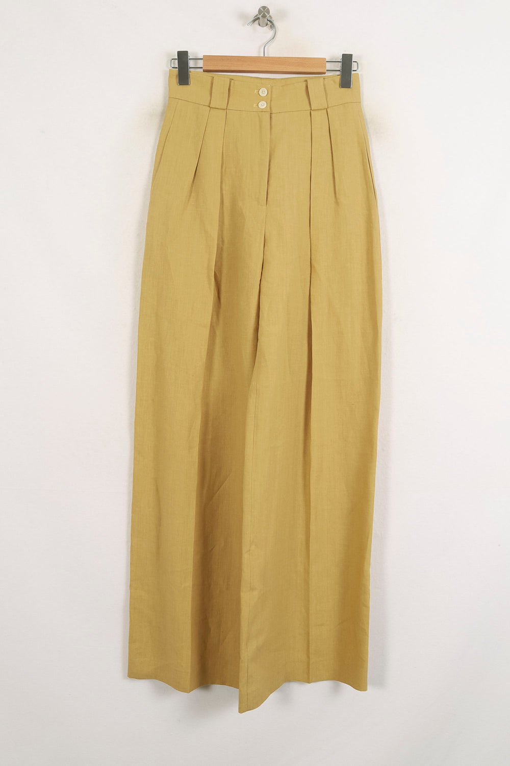 Pantalon Large Beige - Taille S/36 de la marque Ines de la Fressange Paris | PARAD75538 - Vendu par Paradigme - Image 2