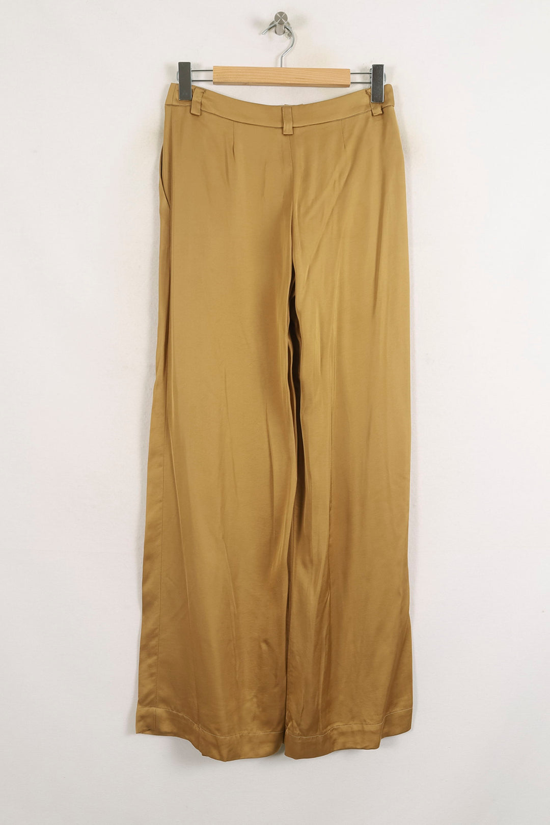 Pantalon Large Beige - Taille S/36 de la marque Ines de la Fressange Paris | PARAD75539 - Vendu par Paradigme - Image 4