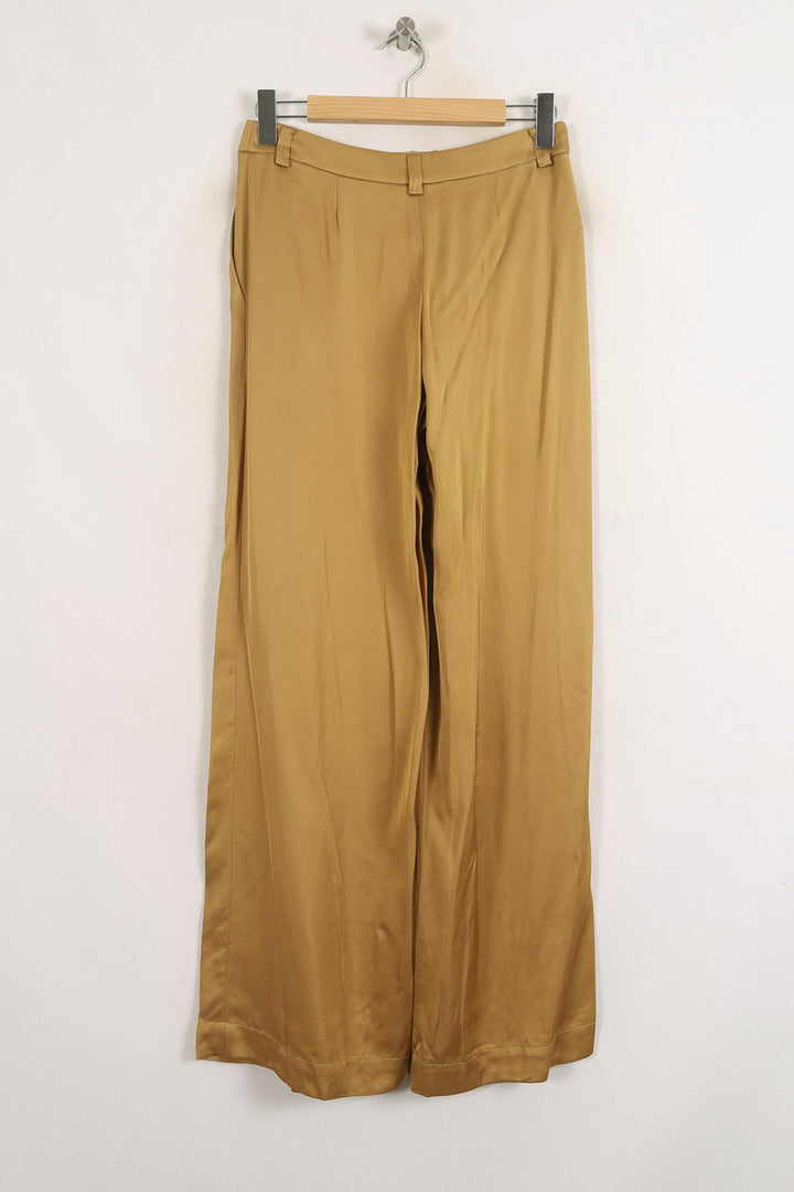 Pantalon Large Beige - Taille S/36 de la marque Ines de la Fressange Paris | PARAD75539 - Vendu par Paradigme - Image 4