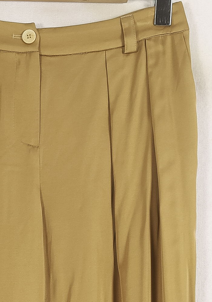 Pantalon Large Beige - Taille S/36 de la marque Ines de la Fressange Paris | PARAD75539 - Vendu par Paradigme - Image 3