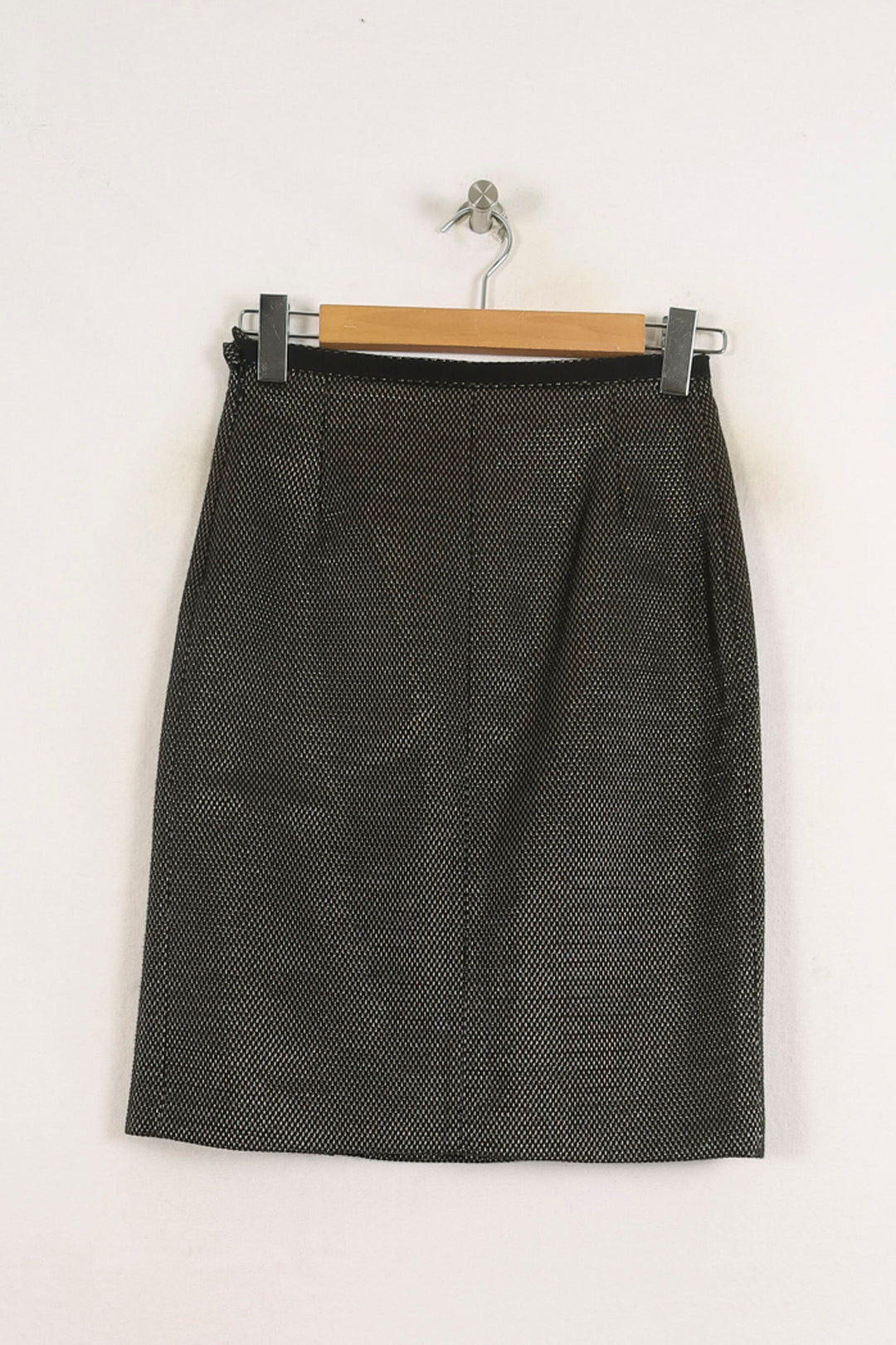 Jupe Droite Noire - Taille S/36 de la marque Ines de la Fressange Paris | PARAD75540 - Vendu par Paradigme - Image 4