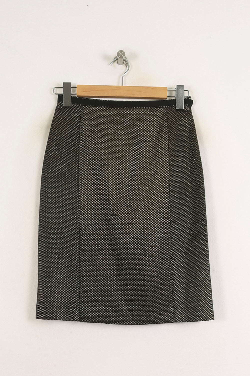 Jupe Droite Noire - Taille S/36 de la marque Ines de la Fressange Paris | PARAD75540 - Vendu par Paradigme - Image 2