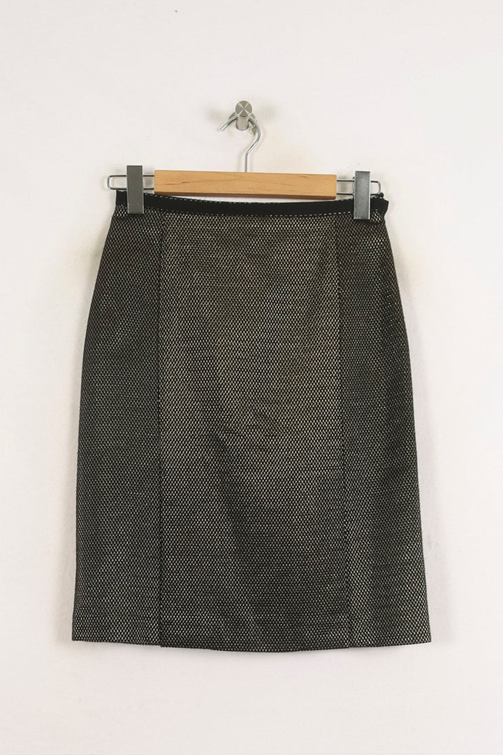 Jupe Droite Noire - Taille S/36 de la marque Ines de la Fressange Paris | PARAD75540 - Vendu par Paradigme - Image 2