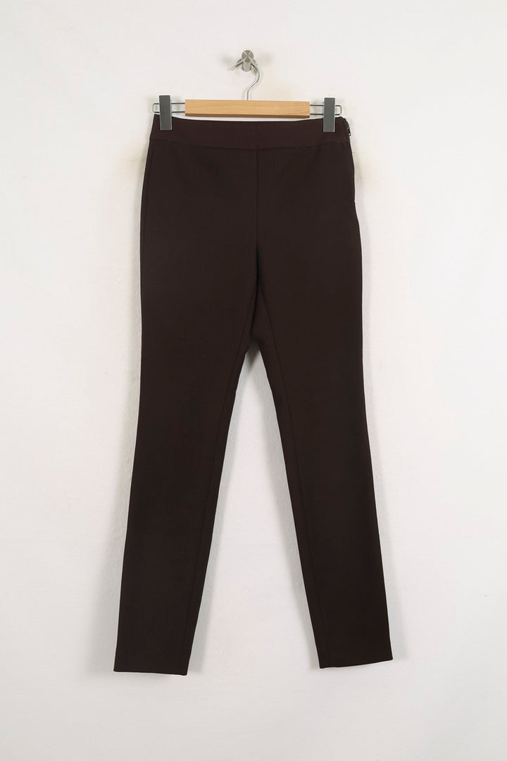 Pantalon Cigarette Bordeaux - Taille S/36 de la marque Caroll | PARAD75541 - Vendu par Paradigme - Image 2