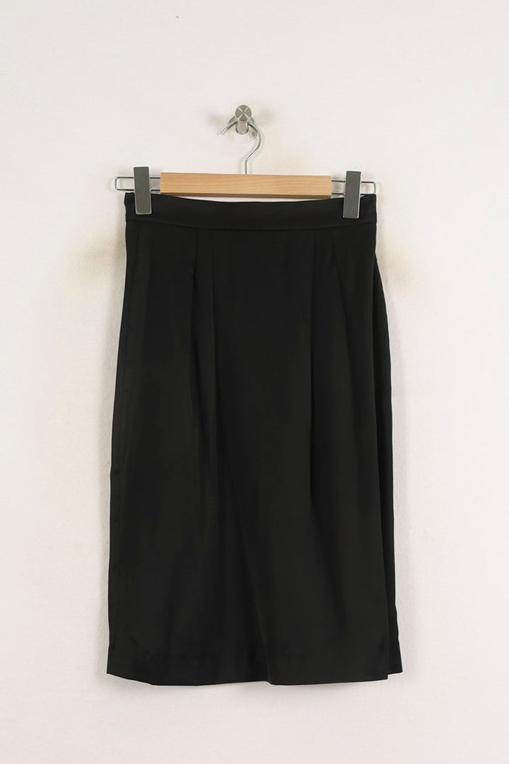 Jupe Midi Noire - Taille S/36 de la marque Ines de la Fressange Paris | PARAD75543 - Vendu par Paradigme - Image 2