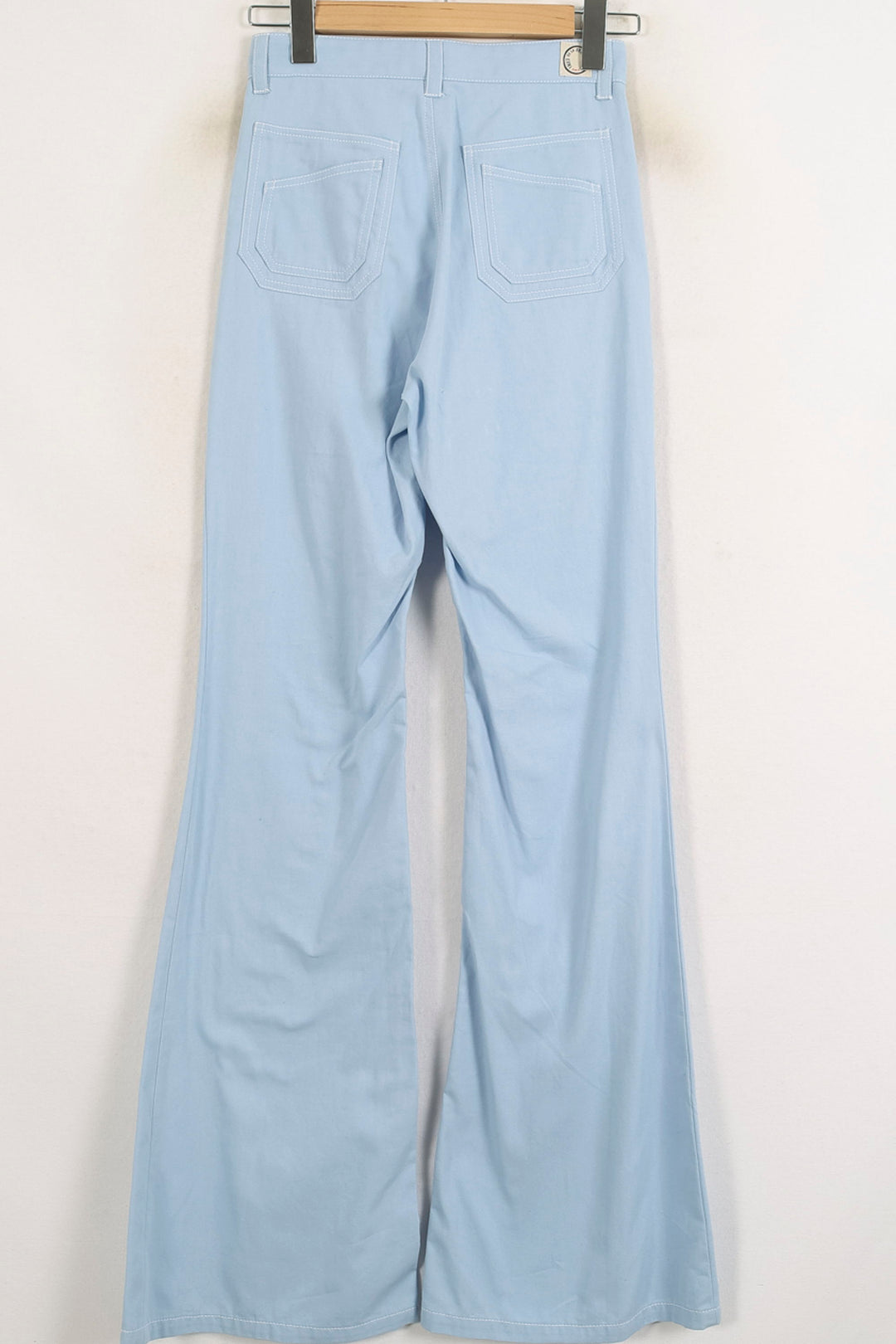 Pantalon Évasé Bleu Clair - Taille S/36 de la marque Ines de la Fressange Paris | PARAD75546 - Vendu par Paradigme - Image 4