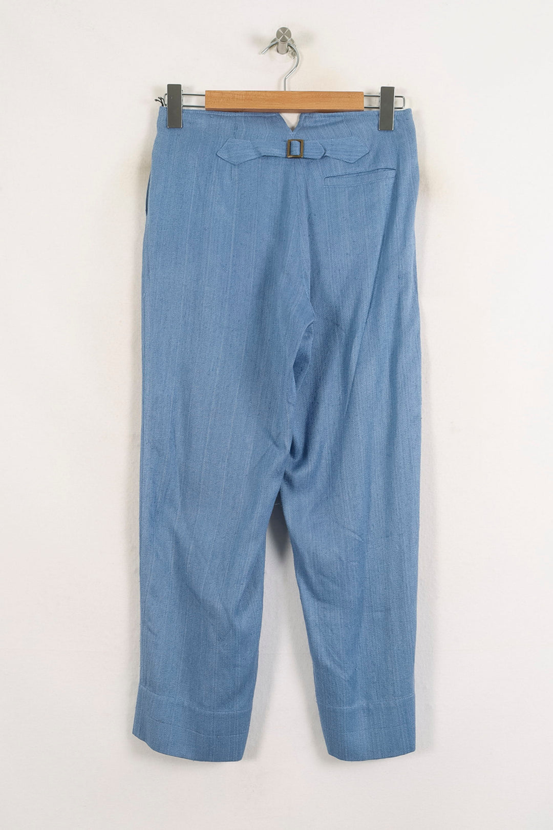 Pantalon Droit Bleu - Taille S/36 de la marque Ines de la Fressange Paris | PARAD75547 - Vendu par Paradigme - Image 4
