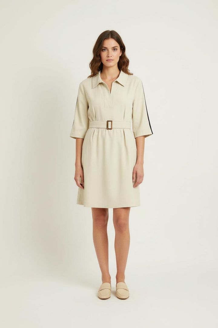 Robe Chemise Beige - Taille M/38 de la marque ba&sh | PARAD75548 - Vendu par Paradigme - Image 1