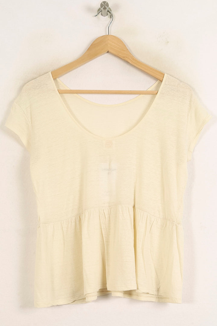 Blouse Beige - Taille S/36 de la marque Des petits hauts | PARAD75550 - Vendu par Paradigme - Image 4