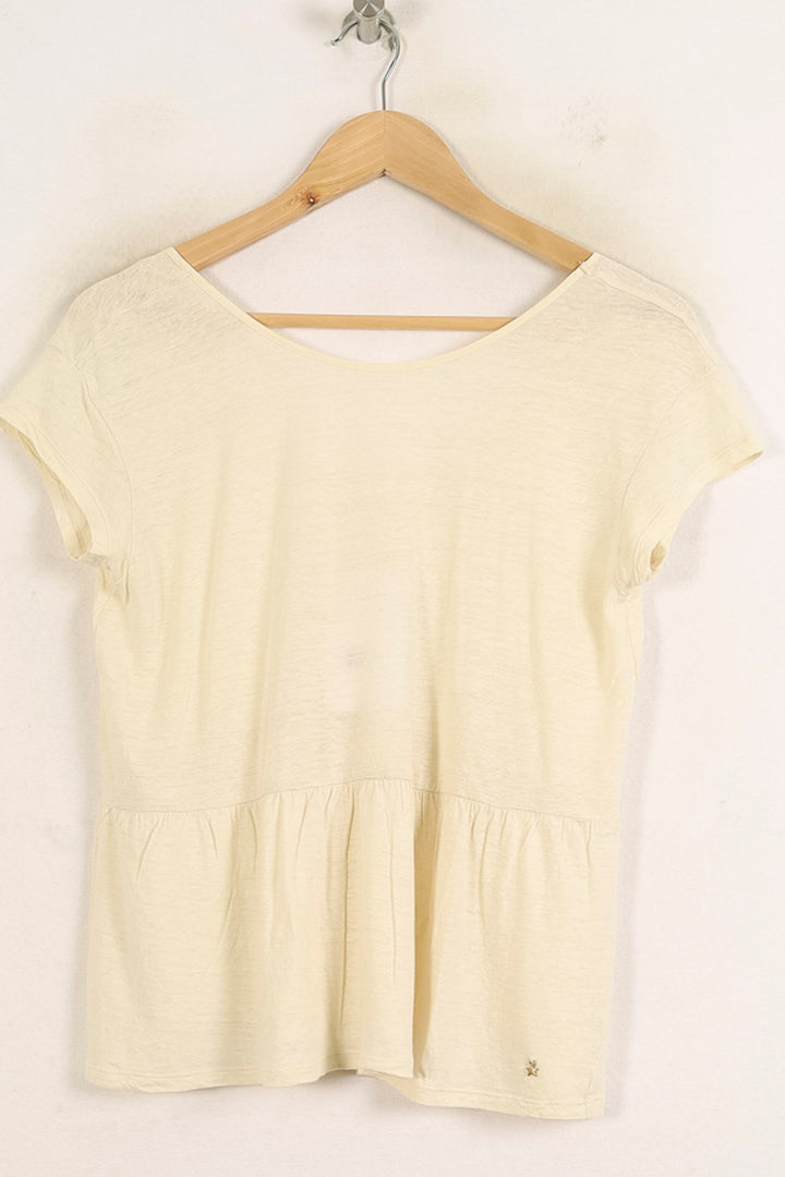 Blouse Beige - Taille S/36 de la marque Des petits hauts | PARAD75550 - Vendu par Paradigme - Image 2