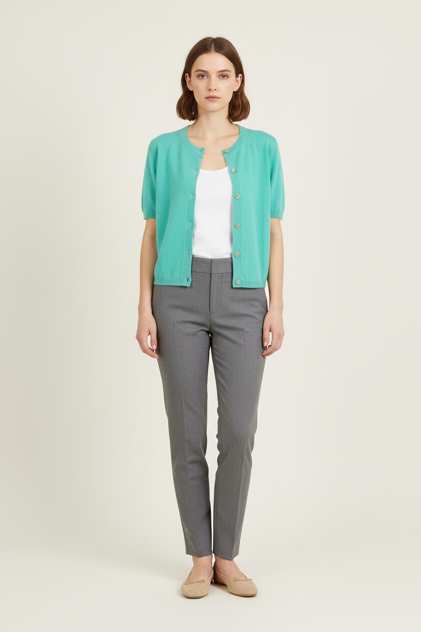 Cardigan Vert - Taille S/36 de la marque Absolut Cashmere | PARAD75559 - Vendu par Paradigme - Image 1