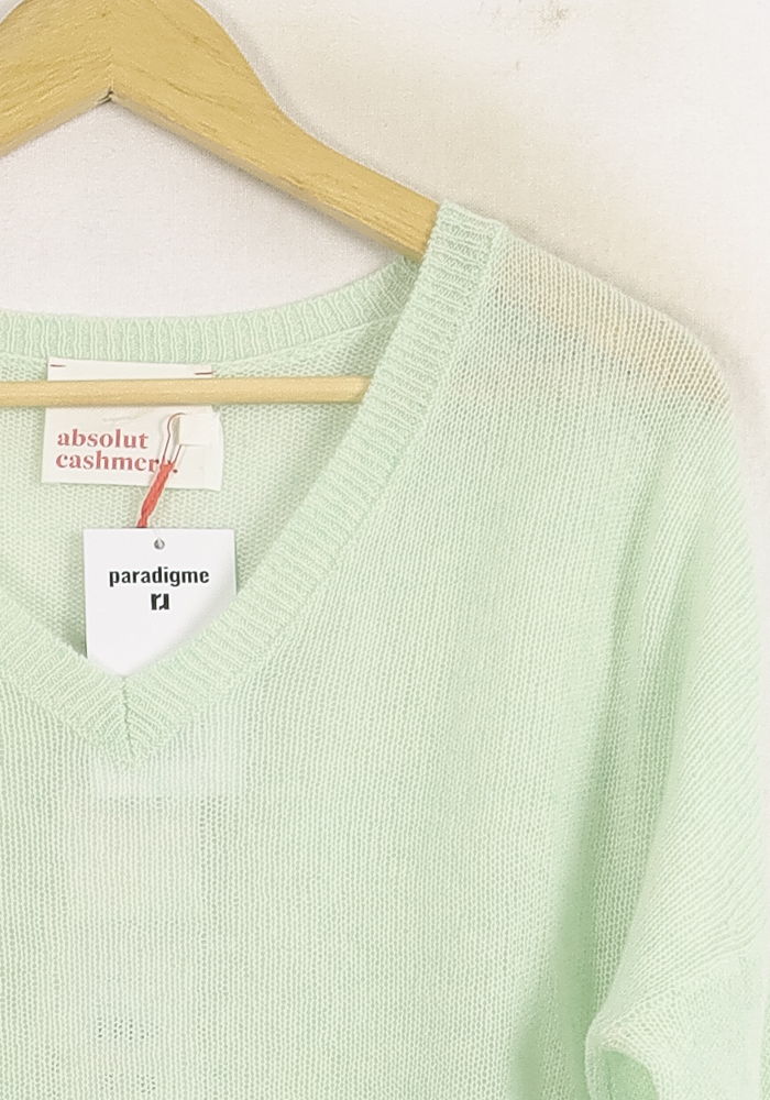 Pull Vert - Taille S/36 de la marque Absolut Cashmere | PARAD75561 - Vendu par Paradigme - Image 3
