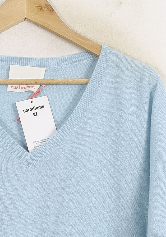 Pull Bleu - Taille S/36 de la marque Absolut Cashmere | PARAD75563 - Vendu par Paradigme - Image 3