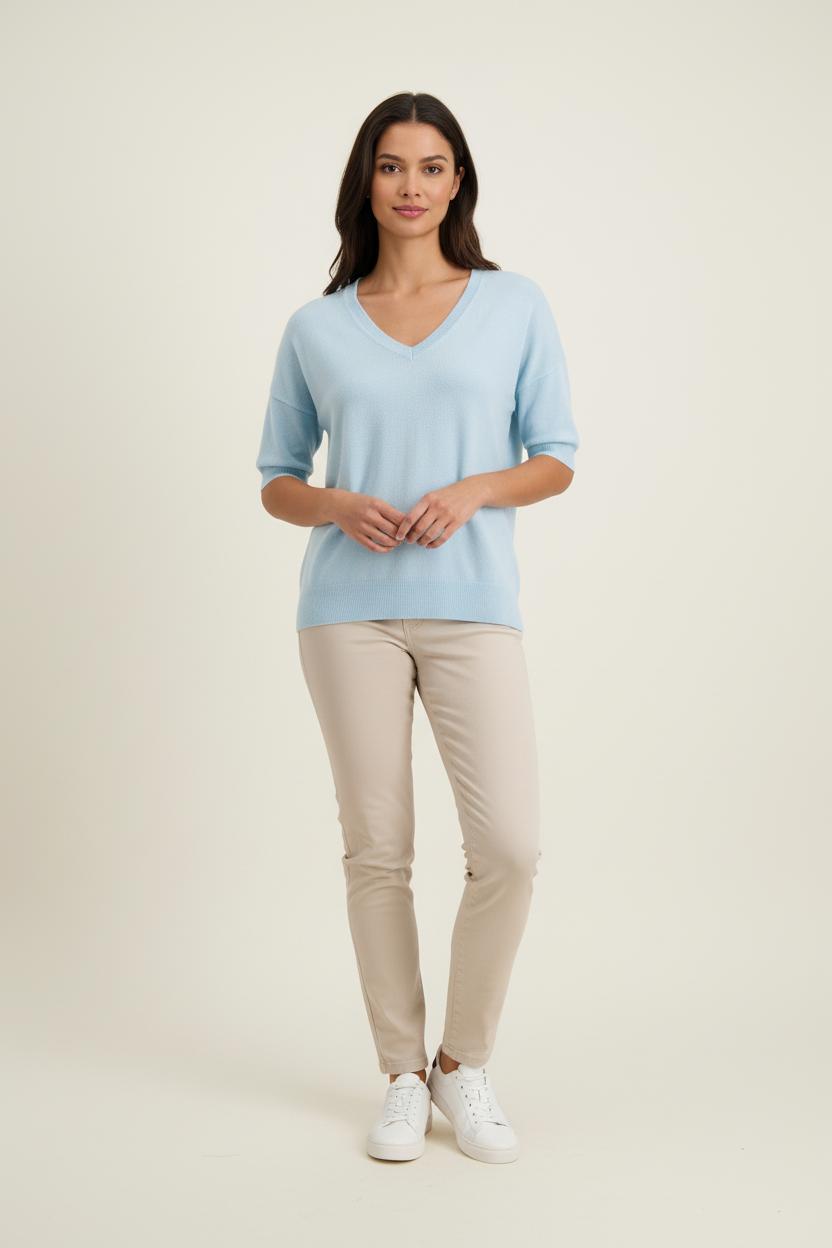 Pull Bleu - Taille S/36 de la marque Absolut Cashmere | PARAD75563 - Vendu par Paradigme - Image 1