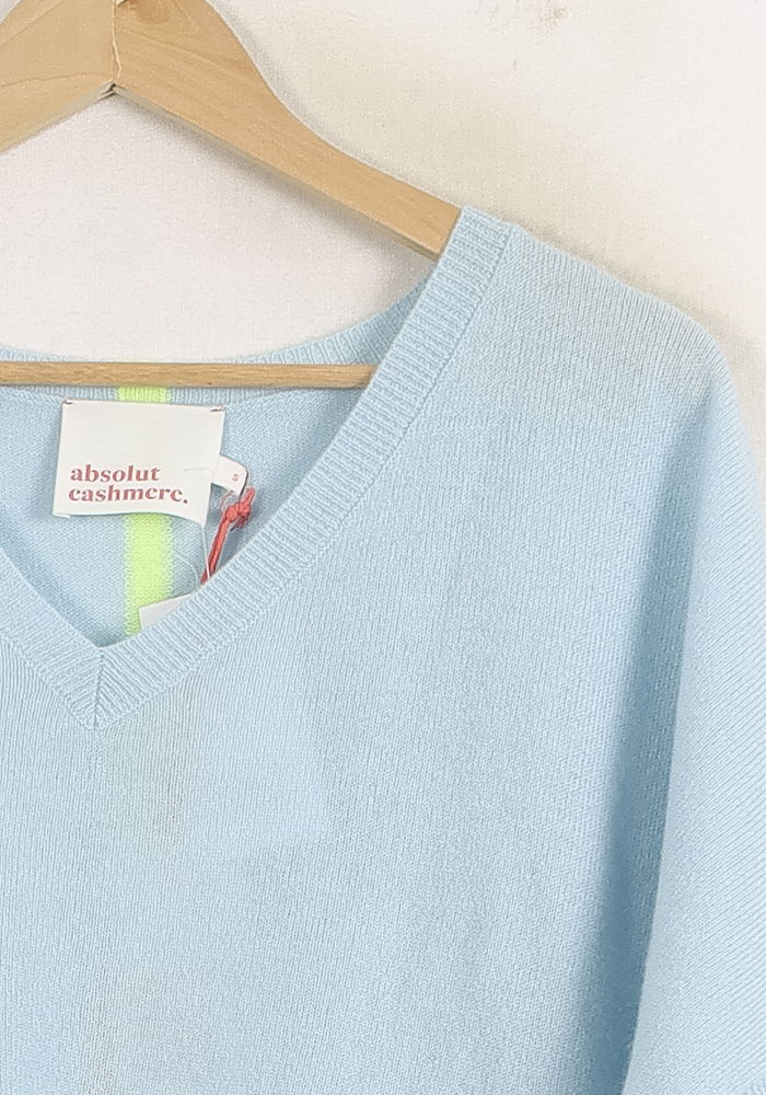 Pull Bleu - Taille S/36 de la marque Absolut Cashmere | PARAD75565 - Vendu par Paradigme - Image 3