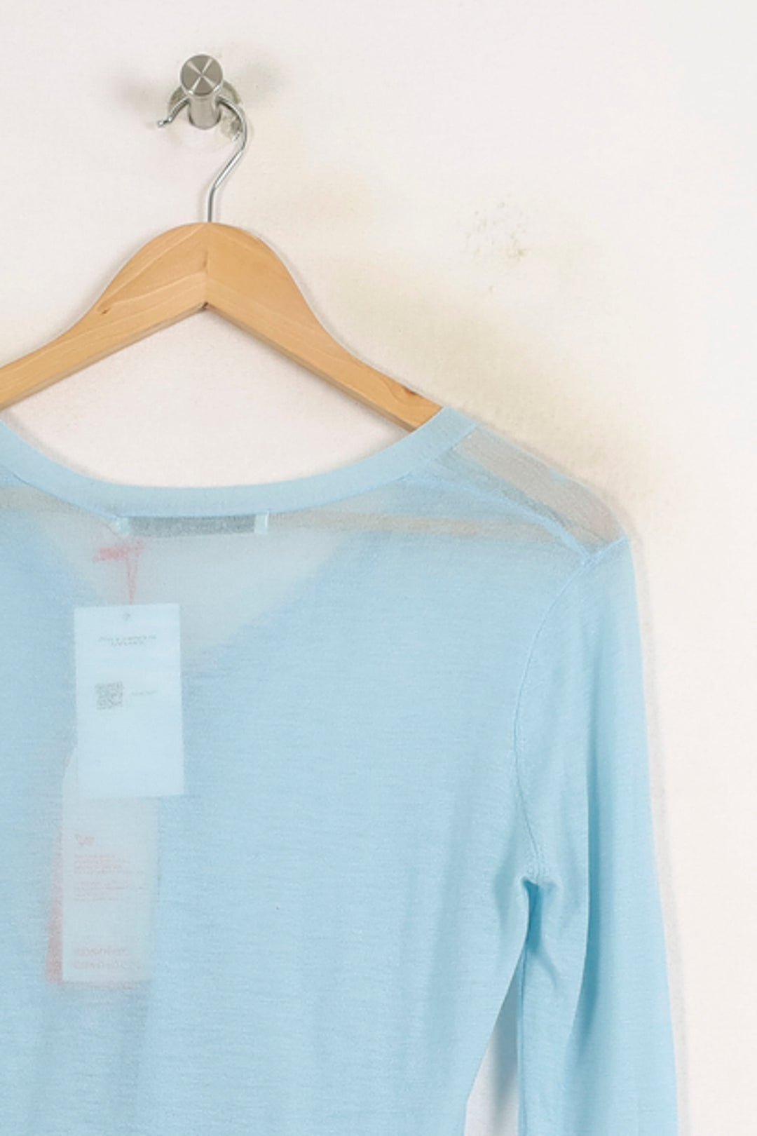 Cardigan Bleu Clair - Taille S/36 de la marque Absolut Cashmere | PARAD75567 - Vendu par Paradigme - Image 4