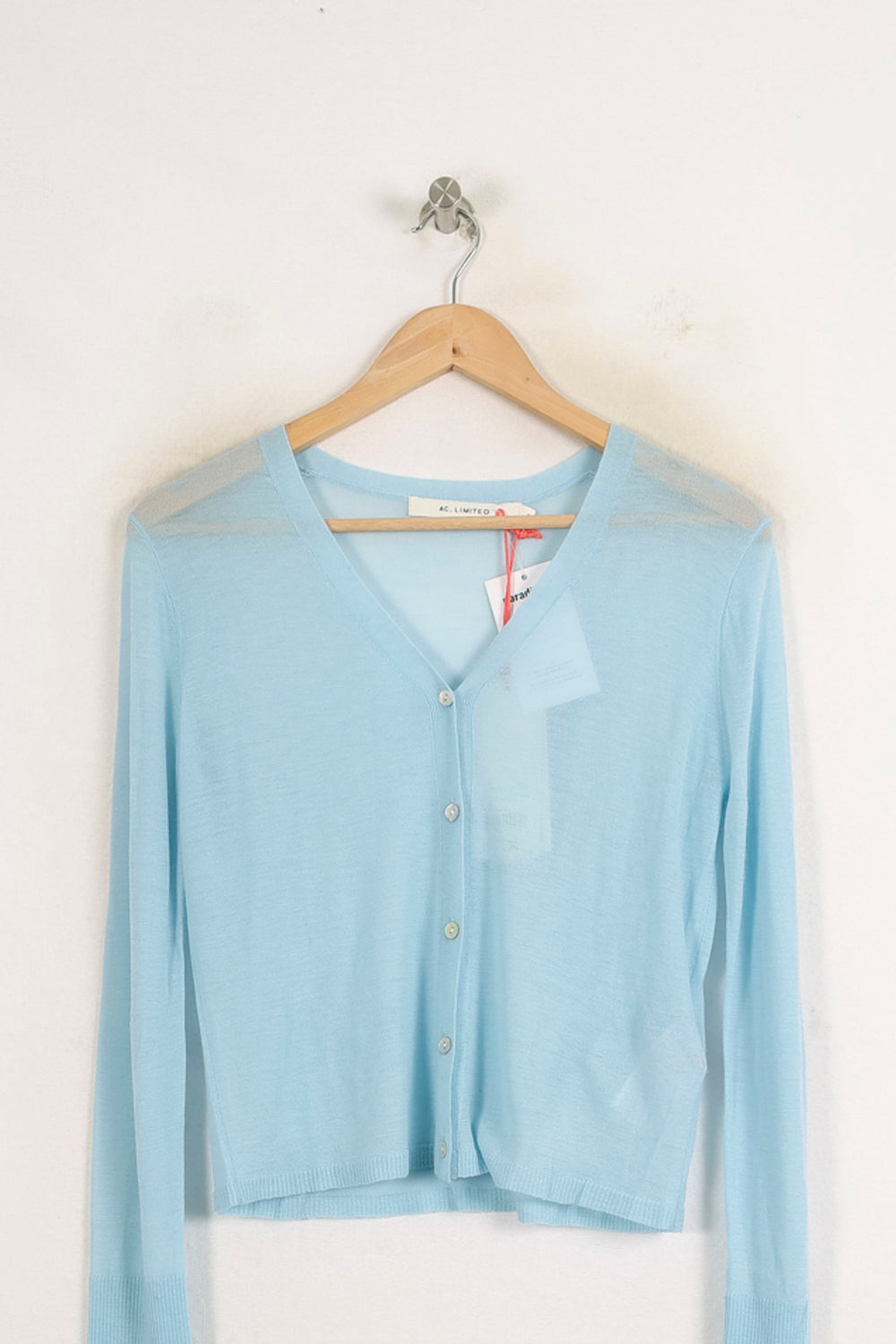 Cardigan Bleu Clair - Taille S/36 de la marque Absolut Cashmere | PARAD75567 - Vendu par Paradigme - Image 2