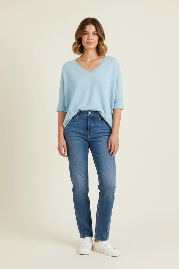 Pull Bleu clair - Taille S/36 de la marque Absolut Cashmere | PARAD75568 - Vendu par Paradigme - Image 1