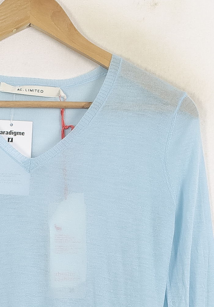 Pull Bleu - Taille S/36 de la marque Absolut Cashmere | PARAD75569 - Vendu par Paradigme - Image 3