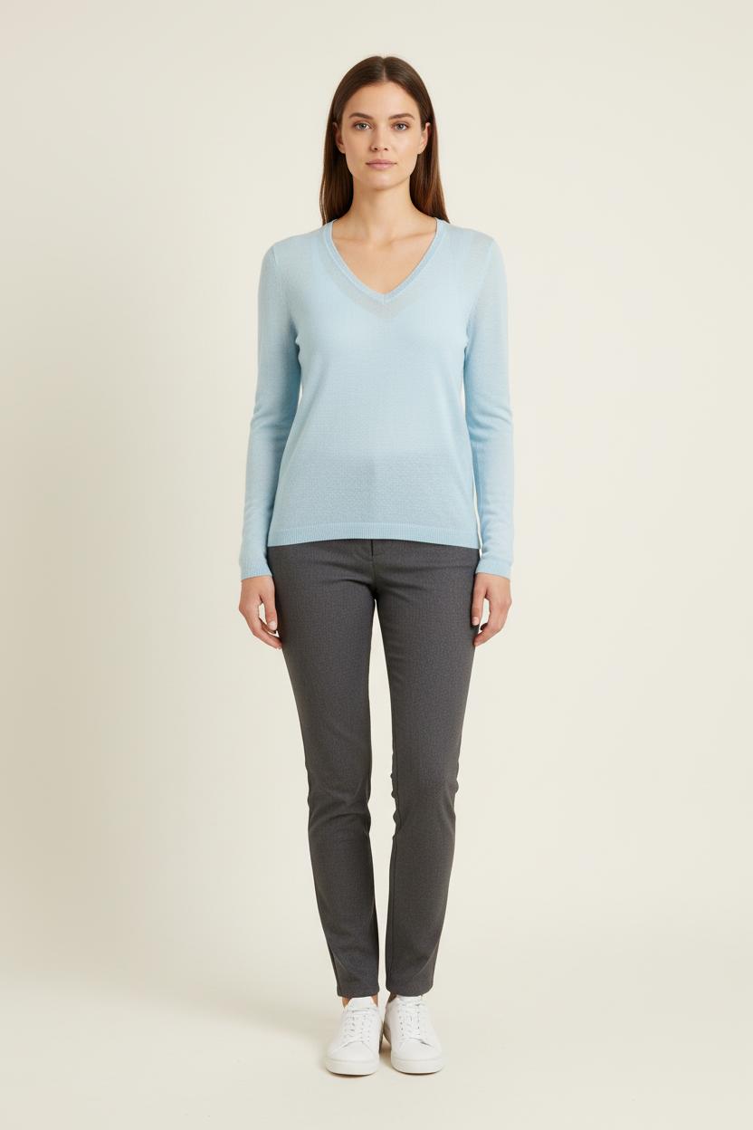 Pull Bleu - Taille S/36 de la marque Absolut Cashmere | PARAD75569 - Vendu par Paradigme - Image 1