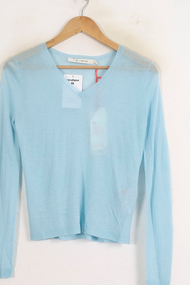 Pull Bleu - Taille S/36 de la marque Absolut Cashmere | PARAD75569 - Vendu par Paradigme - Image 2