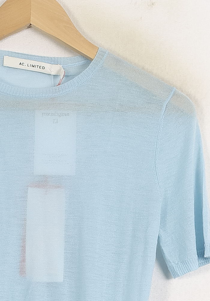 Pull Bleu - Taille S/36 de la marque Absolut Cashmere | PARAD75570 - Vendu par Paradigme - Image 3