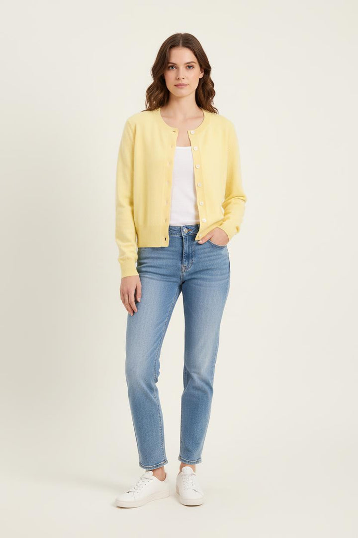 Cardigan Jaune - Taille S/36 de la marque Absolut Cashmere | PARAD75575 - Vendu par Paradigme - Image 1