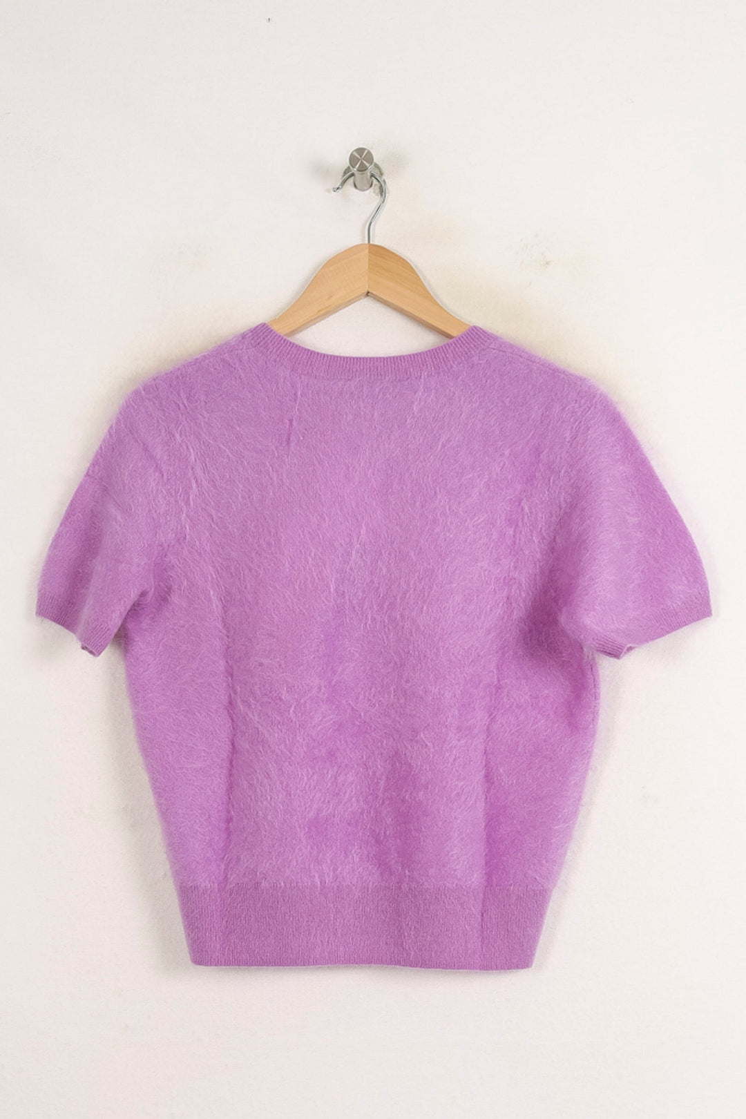 Pull Manche Courte Violet - Taille S/36 de la marque Absolut Cashmere | PARAD75577 - Vendu par Paradigme - Image 4