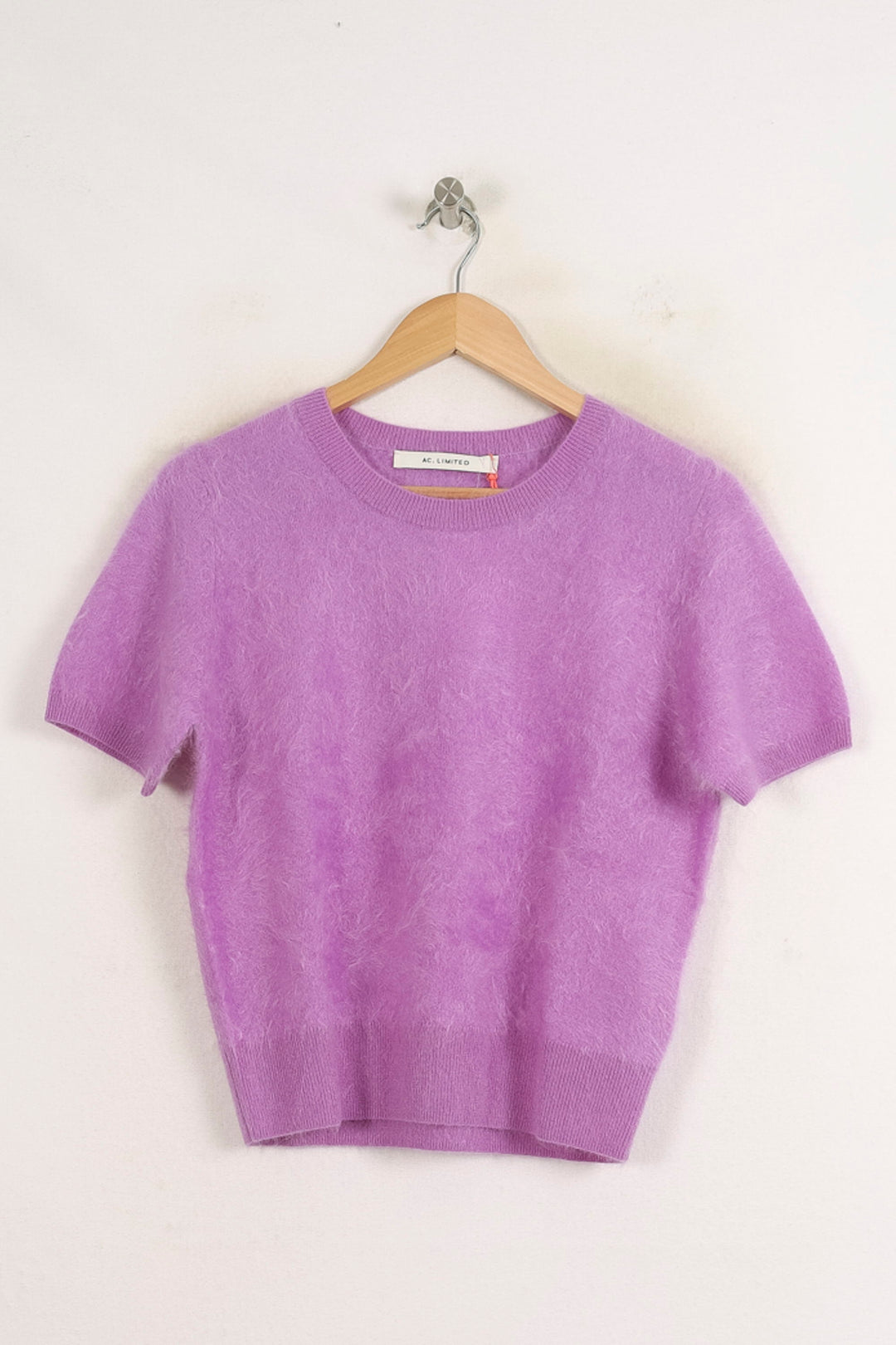 Pull Manche Courte Violet - Taille S/36 de la marque Absolut Cashmere | PARAD75577 - Vendu par Paradigme - Image 2
