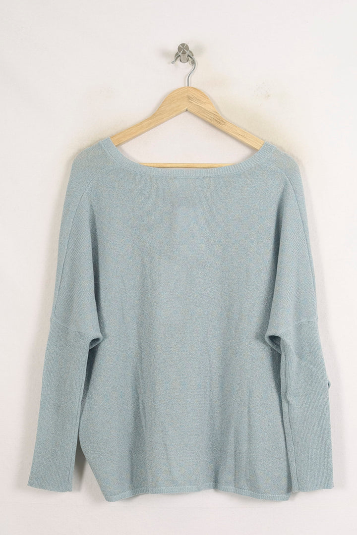 Pull Bleu - Taille S/36 de la marque Absolut Cashmere | PARAD75581 - Vendu par Paradigme - Image 4