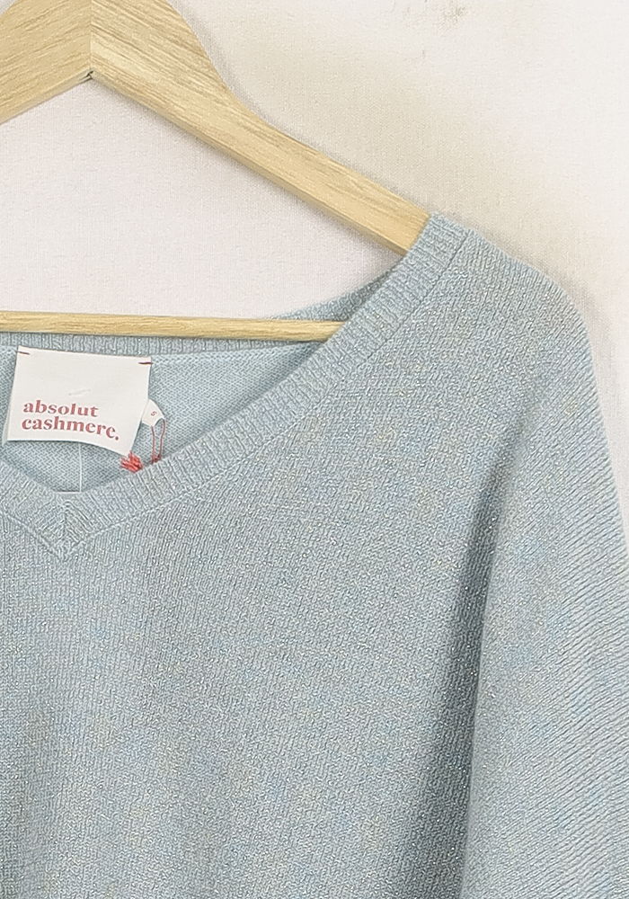 Pull Bleu - Taille S/36 de la marque Absolut Cashmere | PARAD75581 - Vendu par Paradigme - Image 3