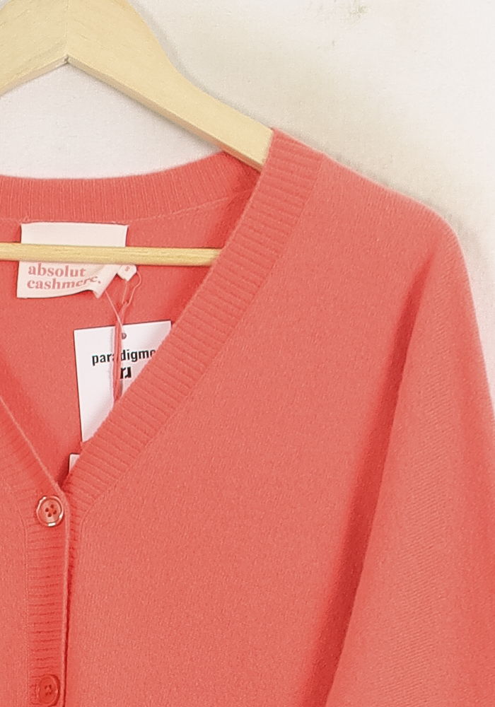 Cardigan Orange - Taille S/36 de la marque Absolut Cashmere | PARAD75584 - Vendu par Paradigme - Image 3