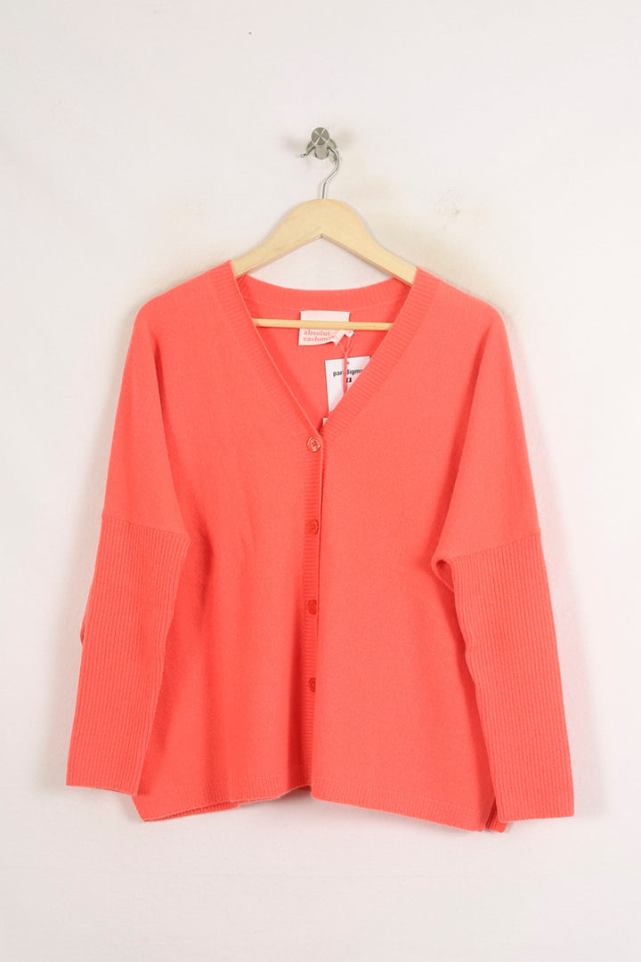 Cardigan Orange - Taille S/36 de la marque Absolut Cashmere | PARAD75584 - Vendu par Paradigme - Image 2