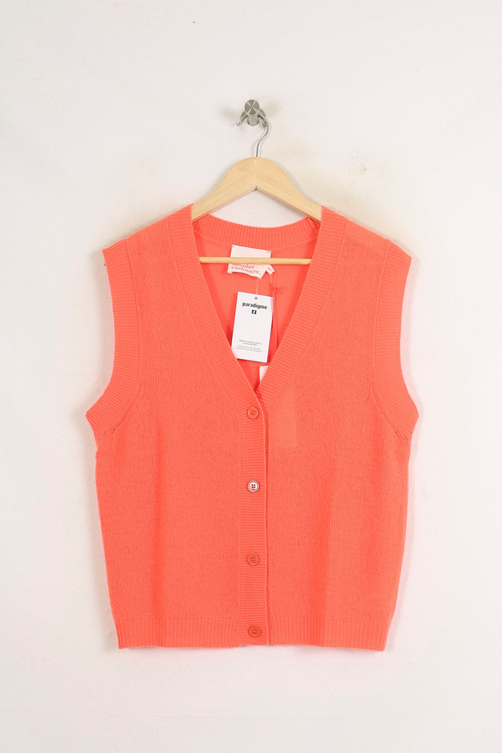 Gilet Orange - Taille S/36 de la marque Absolut Cashmere | PARAD75585 - Vendu par Paradigme - Image 2