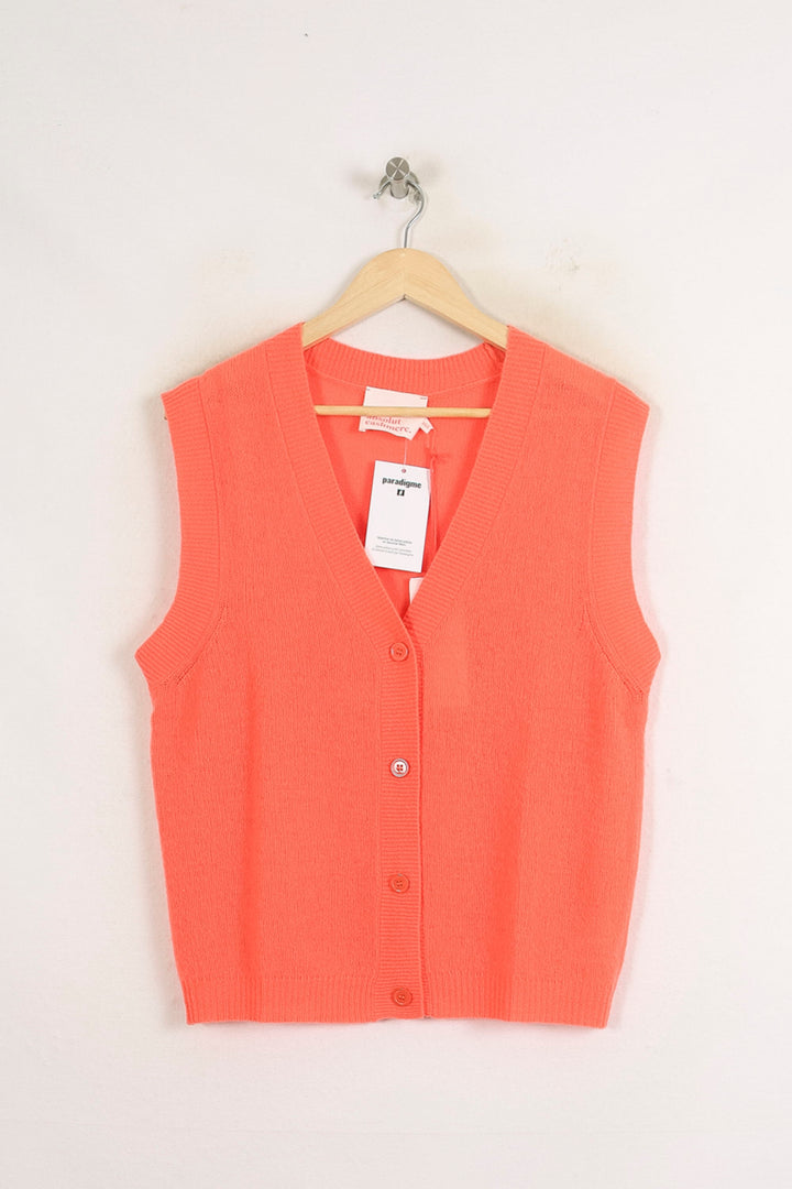Gilet Orange - Taille S/36 de la marque Absolut Cashmere | PARAD75585 - Vendu par Paradigme - Image 2