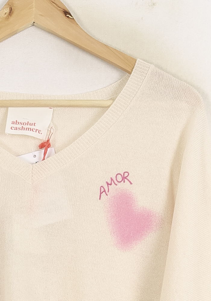 Pull Beige - Taille S/36 de la marque Absolut Cashmere | PARAD75586 - Vendu par Paradigme - Image 3