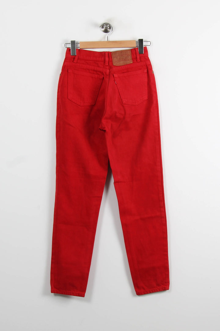 Jean Droit Rouge - Taille L/40 de la marque Levi's | PARAD75598 - Vendu par Paradigme - Image 4