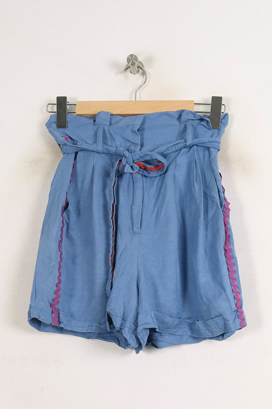 Short Taille Haute Bleu - Taille S/36 de la marque Tara Jarmon | PARAD75604 - Vendu par Paradigme - Image 2