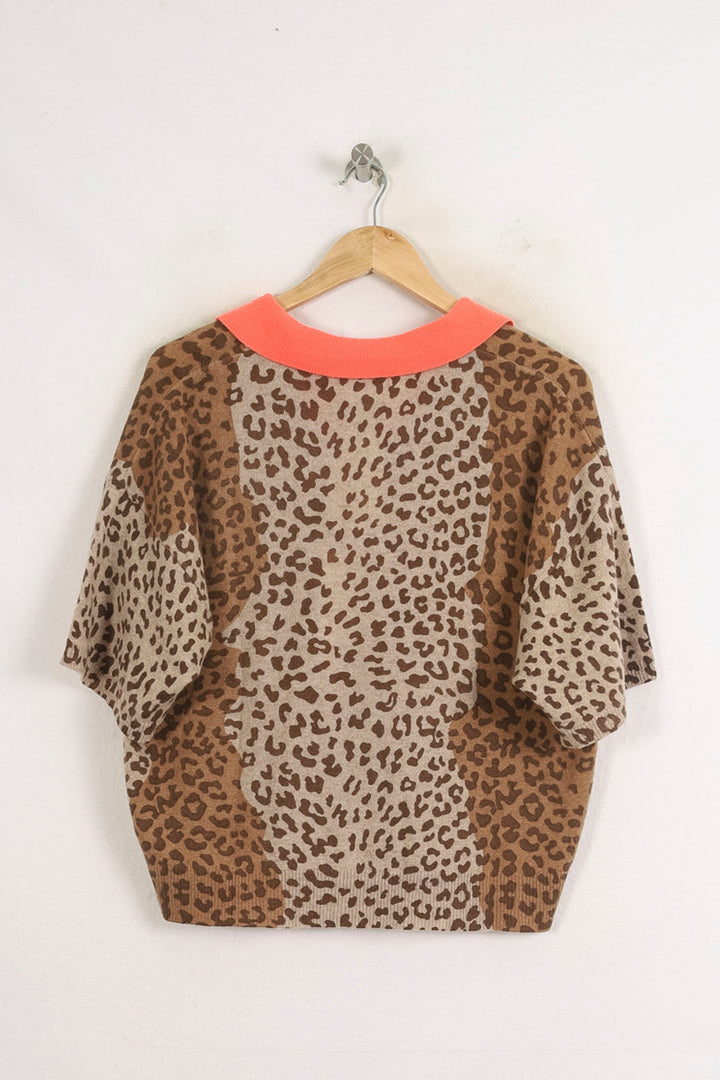 Pull Marron et Orange - Taille S/36 de la marque Absolut Cashmere | PARAD75609 - Vendu par Paradigme - Image 4