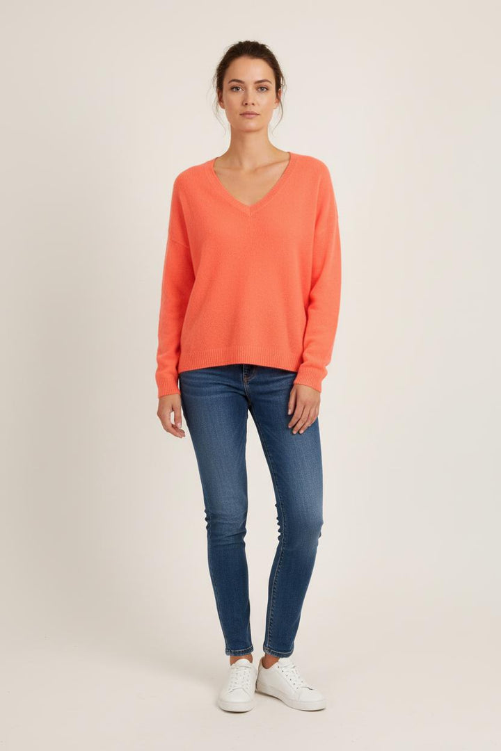 Pull Orange - Taille S/36 de la marque Absolut Cashmere | PARAD75611 - Vendu par Paradigme - Image 1