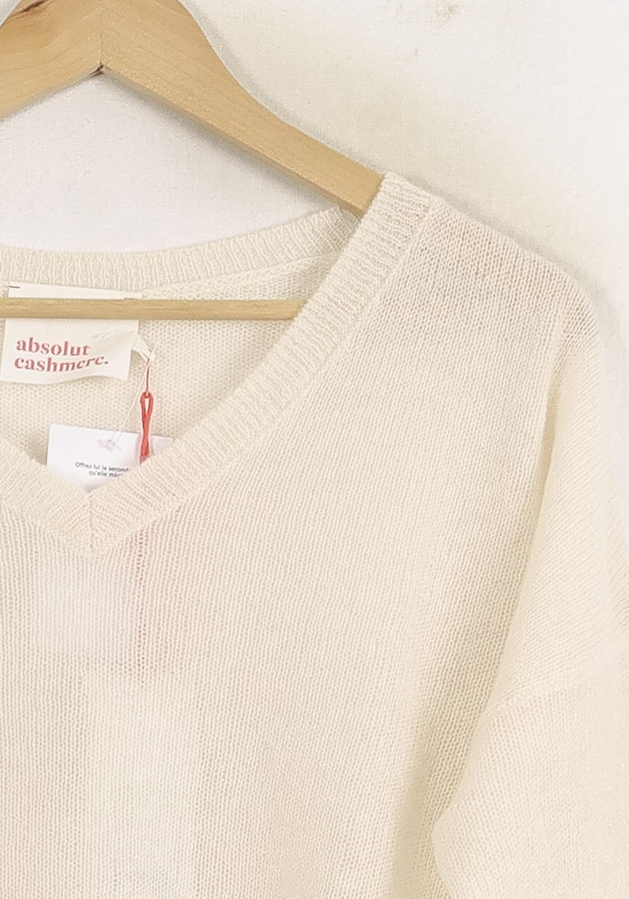 Pull Beige - Taille S/36 de la marque Absolut Cashmere | PARAD75614 - Vendu par Paradigme - Image 3
