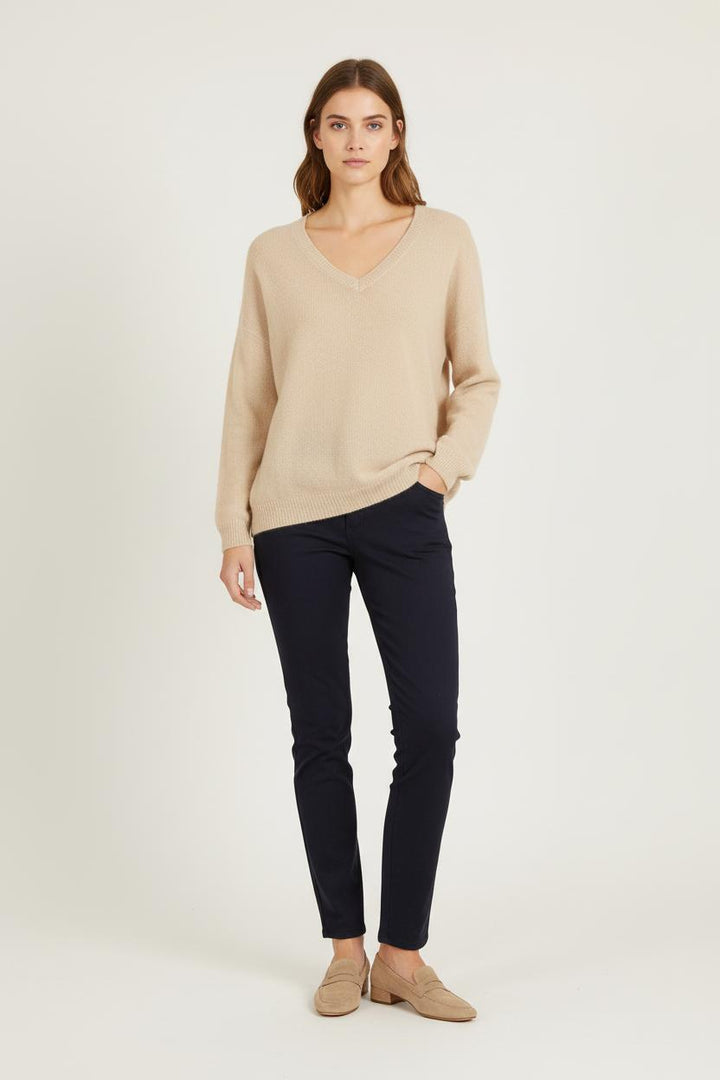 Pull Beige - Taille S/36 de la marque Absolut Cashmere | PARAD75615 - Vendu par Paradigme - Image 1