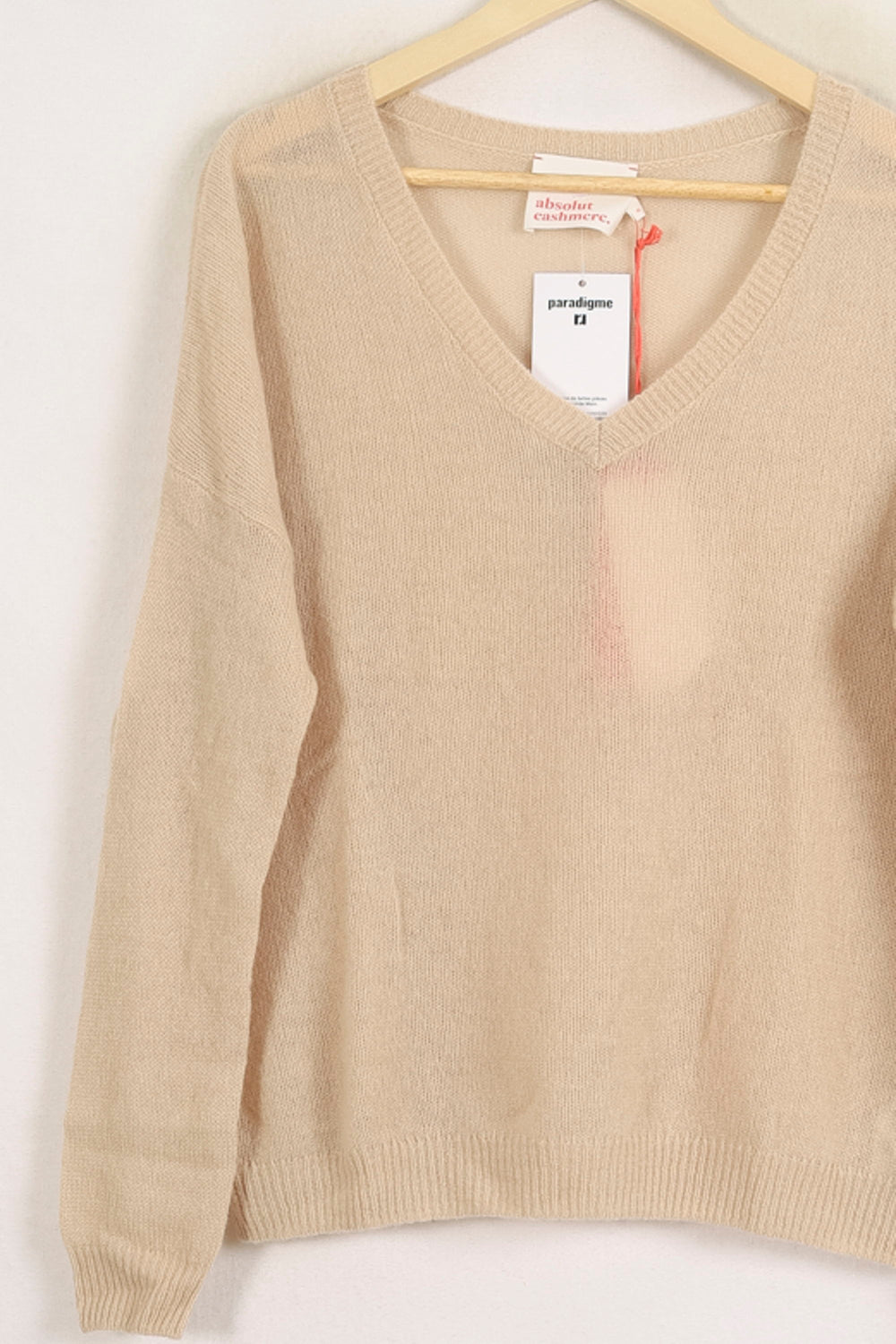 Pull Beige - Taille S/36 de la marque Absolut Cashmere | PARAD75615 - Vendu par Paradigme - Image 2